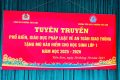 Trường TH B phường Tiên Sơn phối hợp với CA phường Tiên Sơn tuyên truyền, phổ biến giáo dục pháp luật về trật tự an toàn giao thông