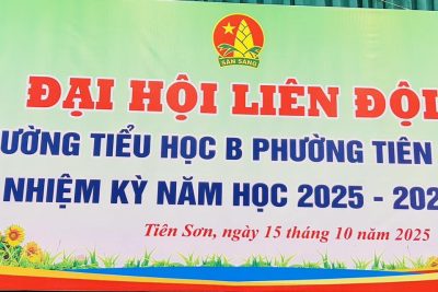 ĐẠI HỘI LIÊN ĐỘI TRƯỜNG TH B TIÊN SƠN NĂM HỌC 2025-2026