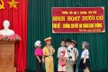 SINH HOẠT DƯỚI CỜ CHỦ ĐIỂM AN TOÀN GIAO THÔNG THÁNG 9/2025