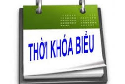 THỜI KHÓA BIỂU BUỔI 2 NĂM HỌC 2023-2024