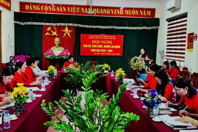HỘI NGHỊ CÁN BỘ, VIÊN CHỨC TRƯỜNG TIỂU HỌC B PHƯỜNG TIÊN SƠN NĂM HỌC 2025-2026